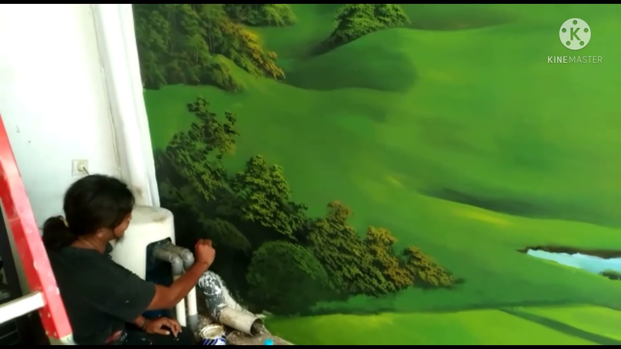 Mural naturalis termahal by Maleh Puteh art