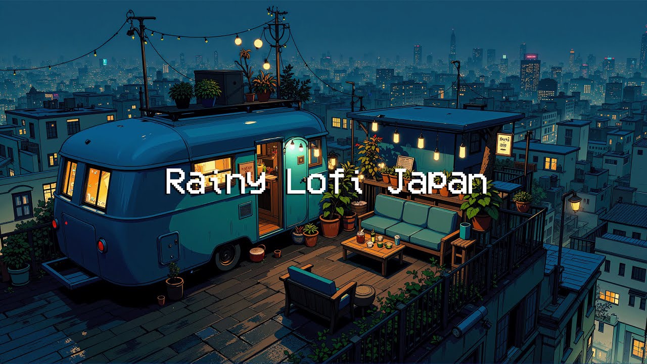 Rainy Lofi Japan 🌧️ Lofi Tunes & Rainy Rhythms 🌃 Lofi Radio Beats to relax, deep focus to