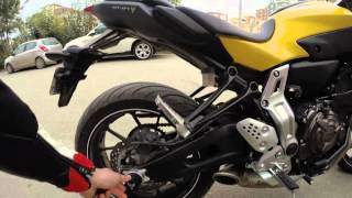 Yamaha Mt-07 Akrapoviç Wheelie Moto Blog Bathu R1 Vlog