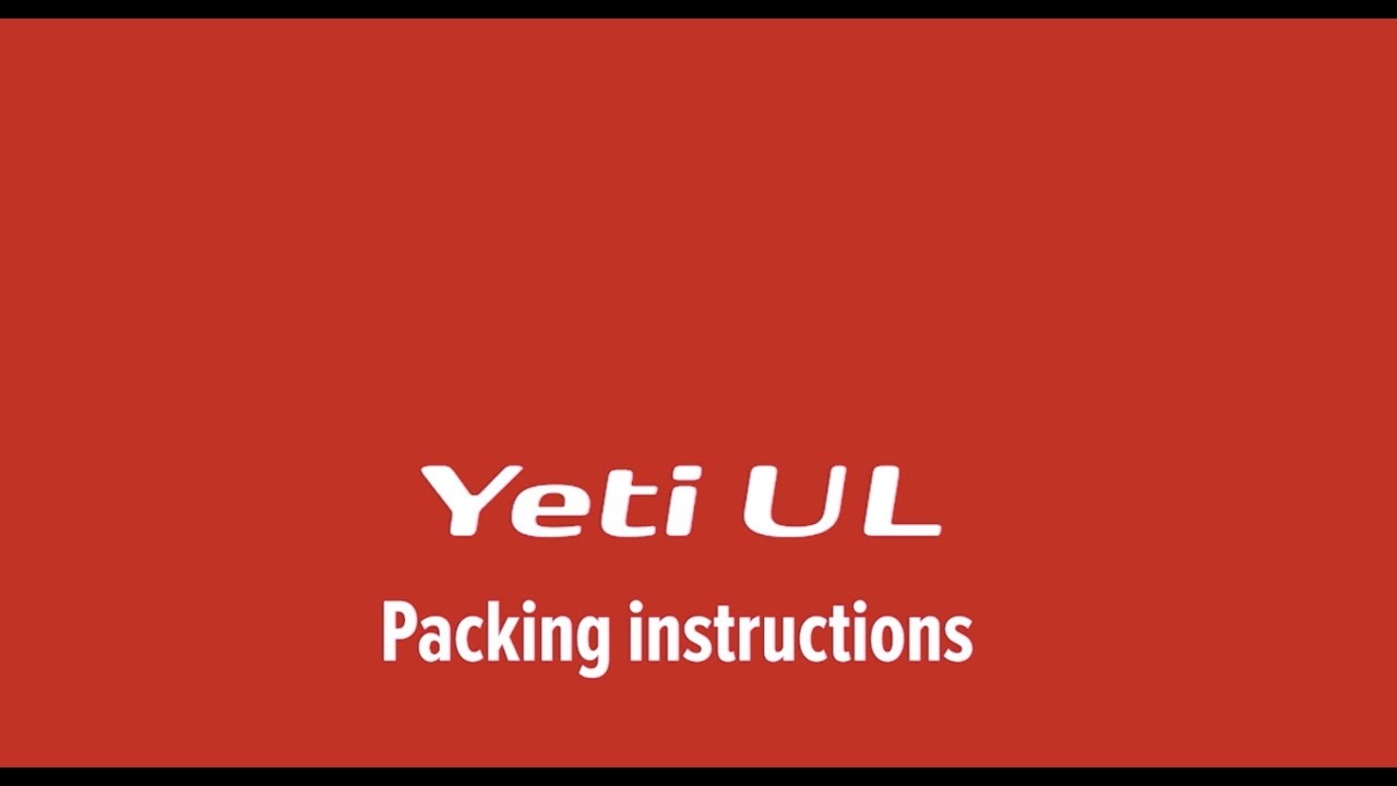 ⁣GIN GLIDERS ::: Yeti UL packing instructions