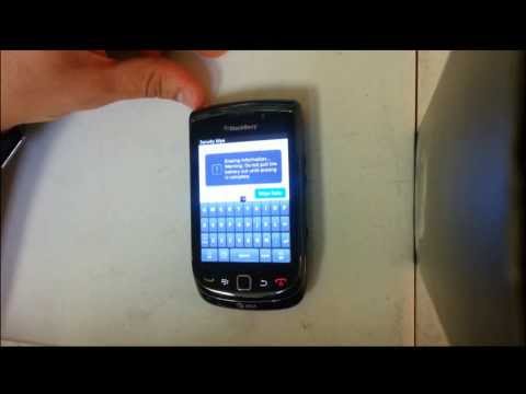 How To Reset Blackberry Torch 9800 9810 - Factory Hard Reset