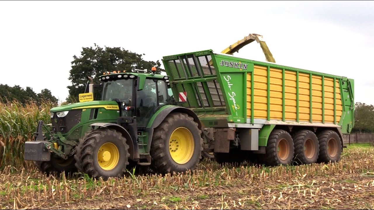 Maïs 2025 | Mooie Joskin Silo Space 2 540D op brede banden | John Deere 8500i | Jd 6R | Corn harvest