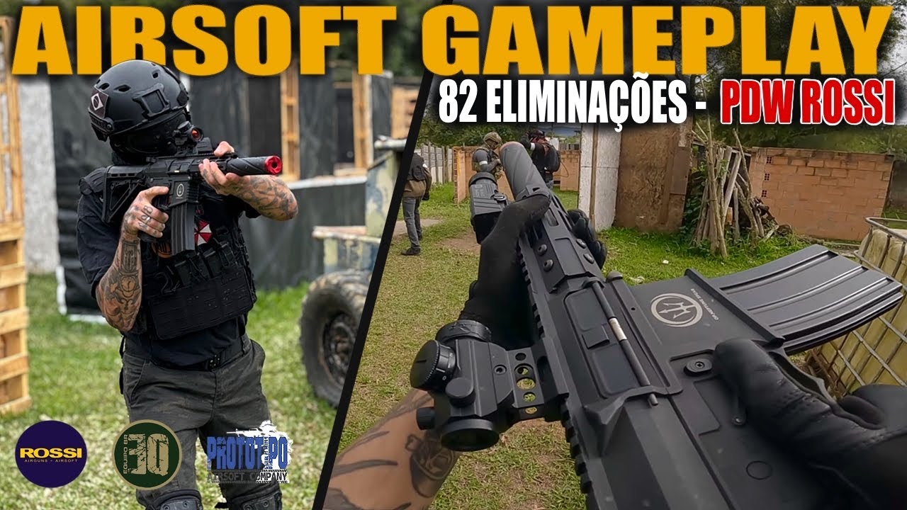 FAZENDO A LIMPA COM A PDW DA ROSSI - 82 ELIMINAÇÕES NO DISTRITO 47 - GAMEPLAY DE AIRSOF