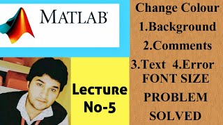 MATLAB BASICS OF EDITING LECTURE NO-5