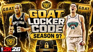 *FREE* GOAT LOCKER CODE SOON AND WHAT TO EXPECT IN SEASON 9 NBA2K26 MyTeam!!