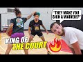 LOSER has to eat the HOTTEST WINGS! East Coast Squad plays King Of The Court...