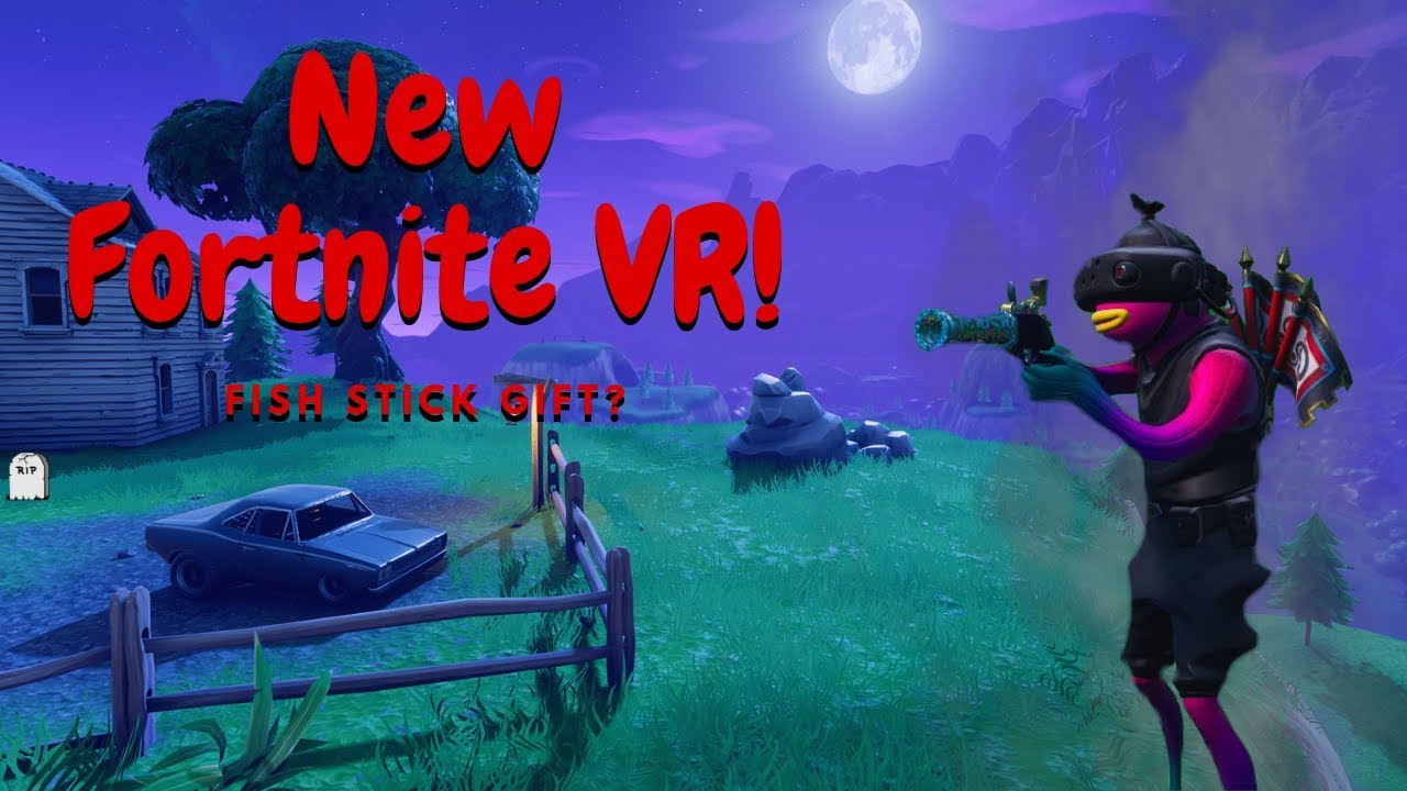 So Fortnite Gifted Me This New Vr Skin Fish Stick Skin Gift Gameplay Youtube