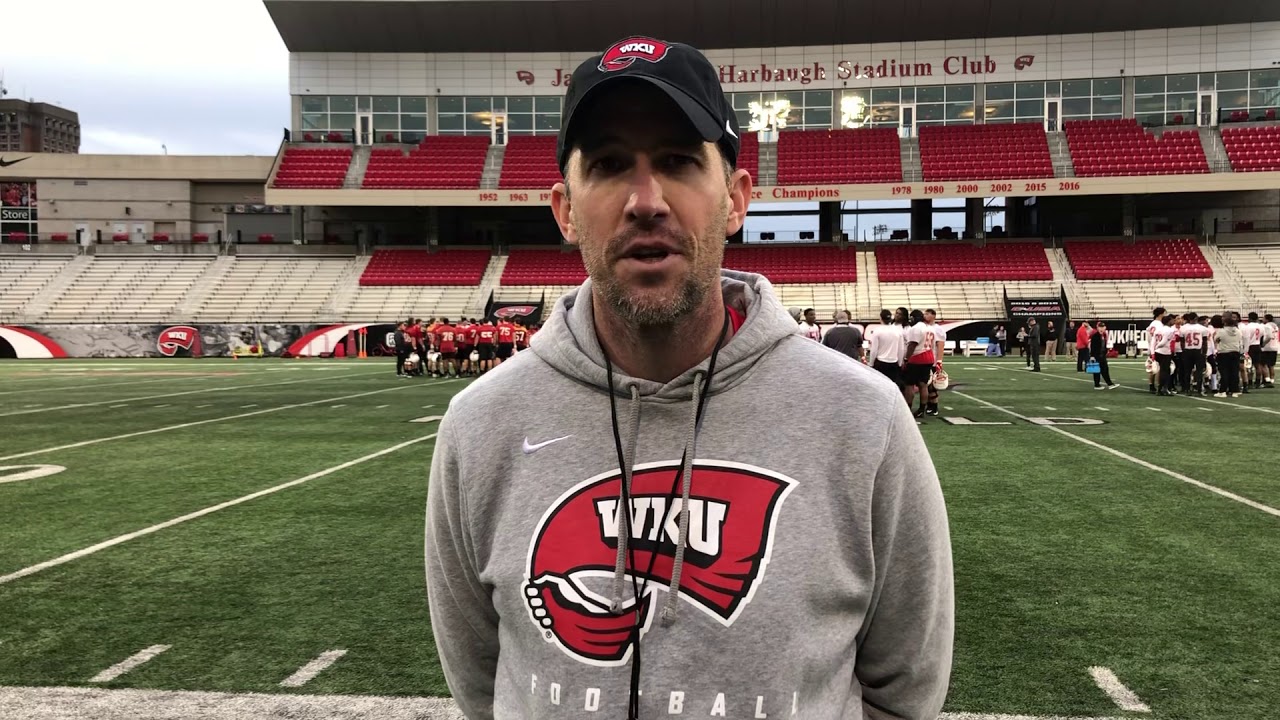 WKU FB HC Tyson Helton 3-12-19 - YouTube