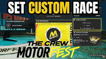 Hoe je een aangepaste race start in The Crew Motorfest - Creëer je eigen race #thecrew