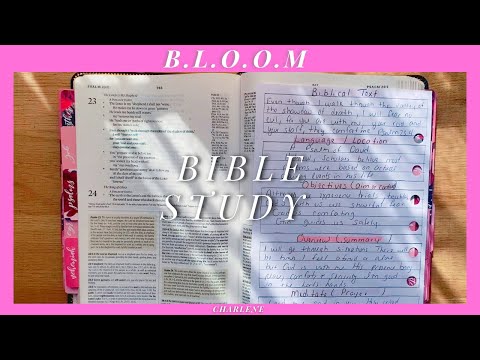 B.L.O.O.M Bible Study : Psalm 23:4