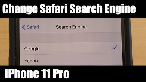 Change Safari Search Engine to DuckDuckGo / Google / Bing / Yahoo | iPhone 11 Pro iOS 13