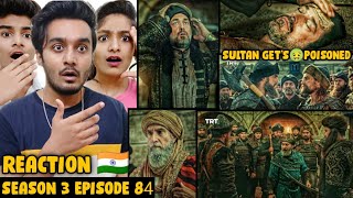 Ertugrul Ghazi Urdu Season 3 Episode 84 | Sadettin kopek Poisons Sultan Alauddin & blame Ertugrul