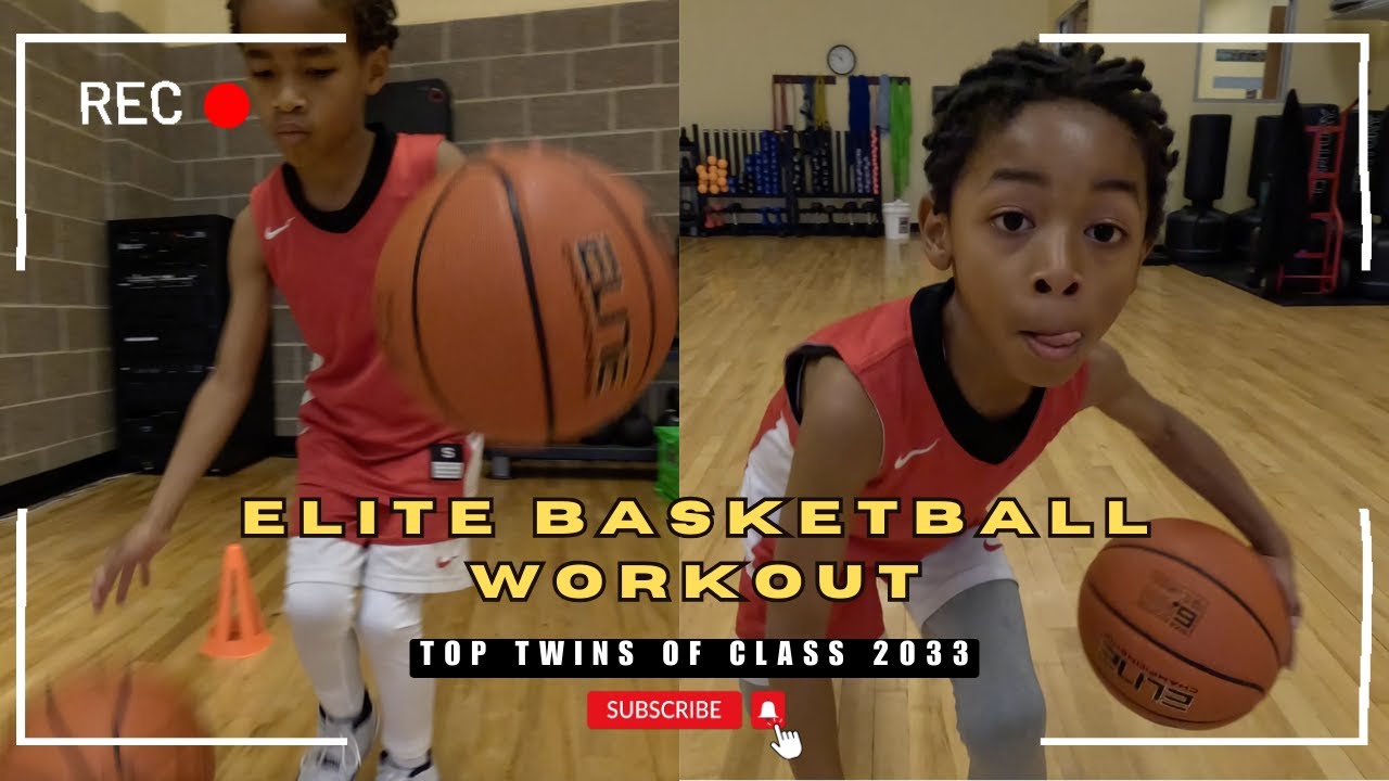 Elite Basketball Workout (Top Twins Class 2033)🏀 YouTube