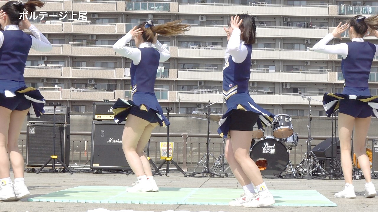 Arakawa Festival] JD Cheer Dance Team High-Wind Performance ②