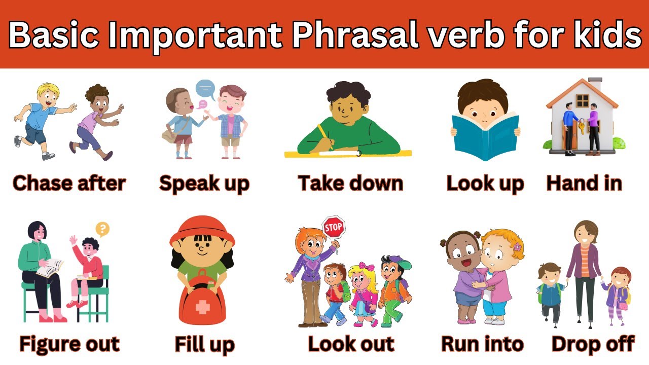 English vocabulary | Basic important Phrasal verbs | #EducationalVideos ...