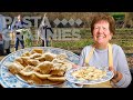Enjoy Elsa&#39;s leek &amp; sausage ravioli from Cervere | Pasta Grannies