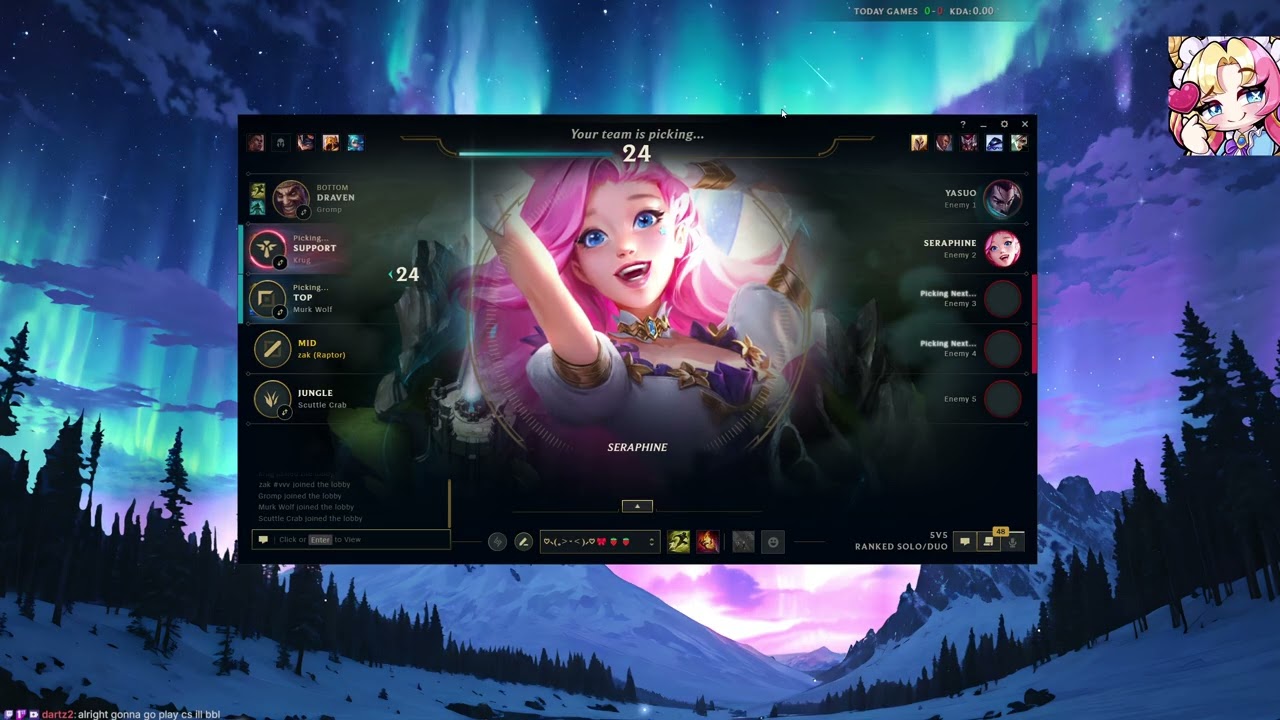 February 11th, 2026 😵︱971 LP Start︱!build2 !zakcombo !montage !socials 🐇