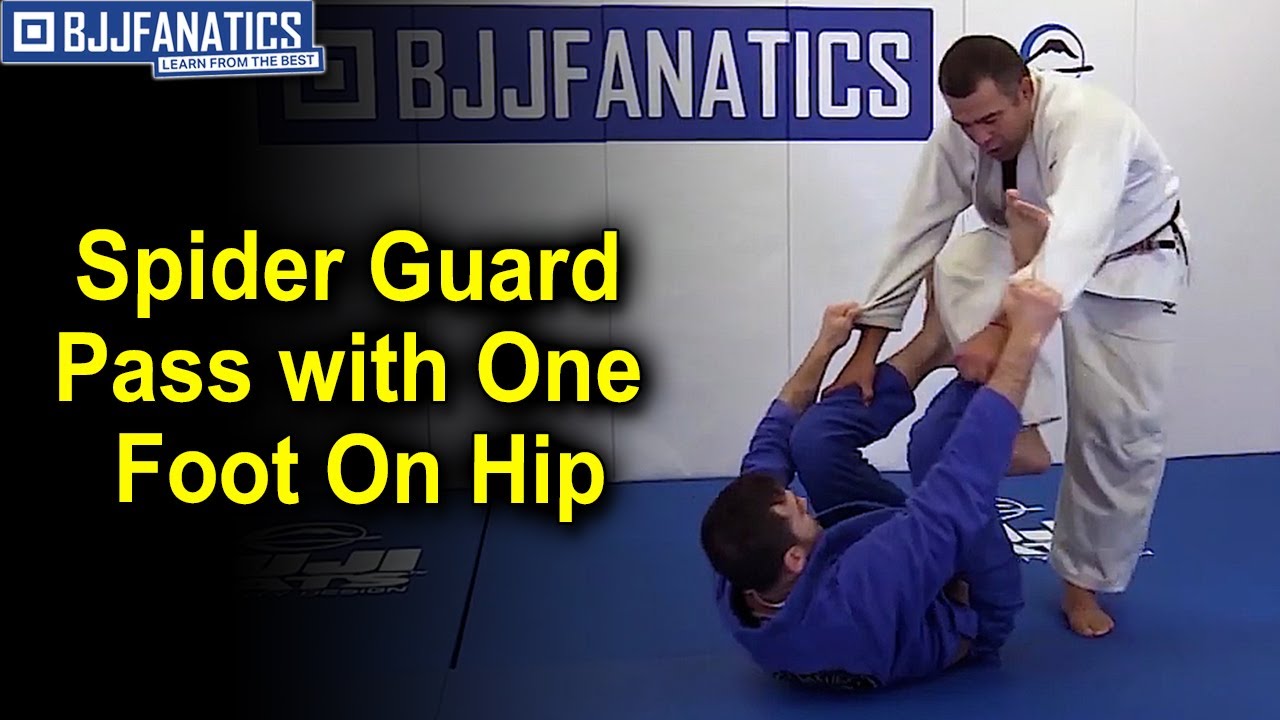 Spider Guard Pass with One Foot On Hip by Amaury Bitetti