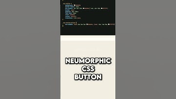 Create a Neumorphic Button with Pure CSS (2025) #CSS #WebDev #Shorts