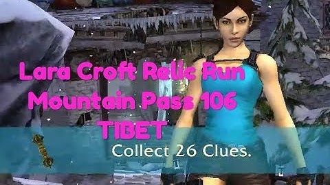 Lara Croft Relic Run 106 collect Clues offline Android games replay