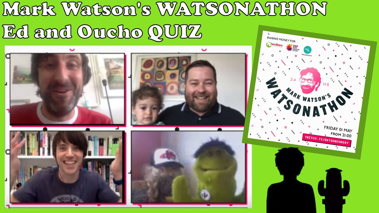 Ed and Oucho on Mark Watson's 24 hour 'Watsonathon'