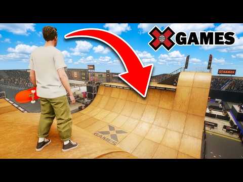 Thumbnail for I Skated an X GAMES MEGA PARK! (Skate)