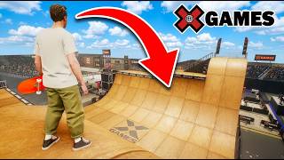 I Skated an X GAMES MEGA PARK! (Skate)