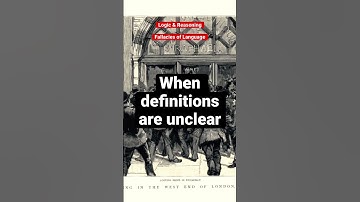 Ambiguity Fallacy - Logic & Reason - Fallacies of Language #shorts