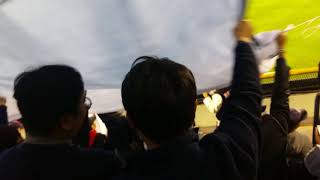 [잠실직캠] 20171018 플레이오프2차전 두산 vs NC 1루 외야 응원