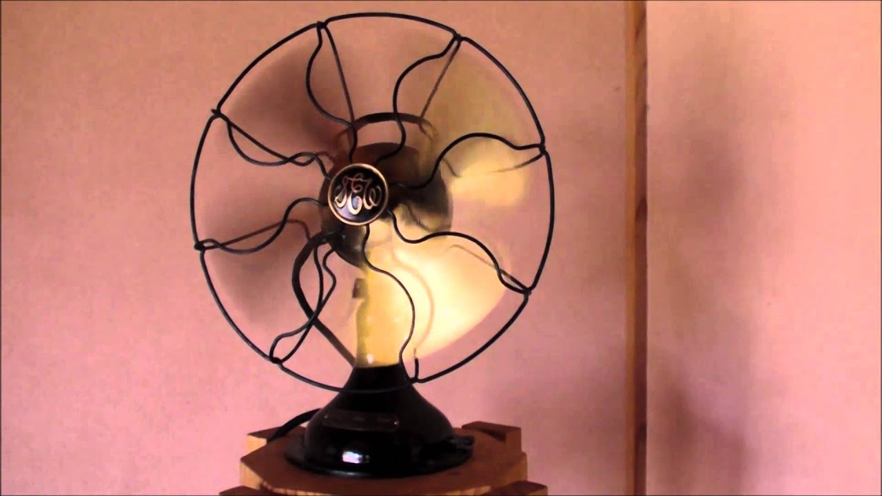 アンティークレトロ家電芝浦製作所芝浦扇風機大正初期大正ロマン- YouTube