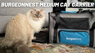 Affordable & Functional - BurgeonNest Medium Soft-Sided Cat Carrier Review! by anthorpology 241 views 5 months ago 6 minutes, 42 seconds