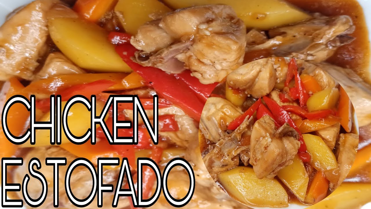 HOW TO COOK CHICKEN ESTOFADO FILIPINO FOOD ESTOFADONG MANOK MJ