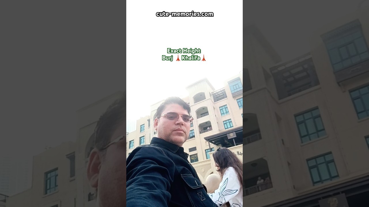 What is  exact height of Burj Khalifa 🇦🇪 Dubai ? #burjkhalifashorts #burjkhalifa