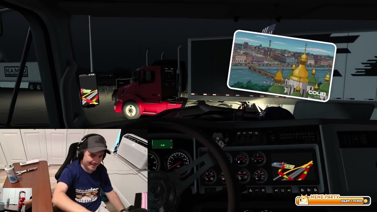 Едем и обсуждаем жизнь в США. American Truck Simulator Challenge 2026. Часть 4