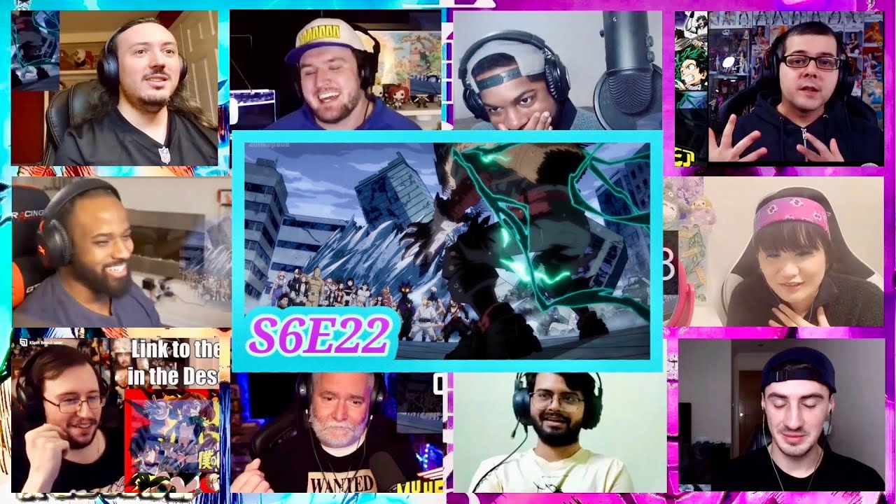 My Hero Academia Season 6 Episode 22 Reaction Mashup | 僕のヒーローアカデミア ...
