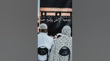 ووصينا الأنسان بوالديه حسنا #قران #سورة_العنكبوت#القران_الكريم #quran #halal #islamic #muslim