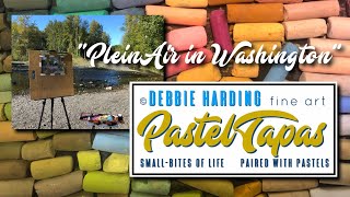 Plein air pastel painting in this gorgeous location. The Olympic Peninsula, WA Plein air pastel painting in this gorgeous location. The Olympic Peninsula, WA