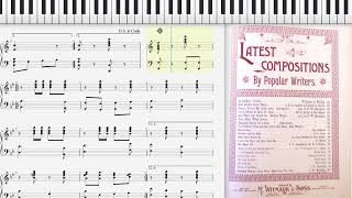 Barnyard Frolics By John Bratton 1901, Ragtime Piano