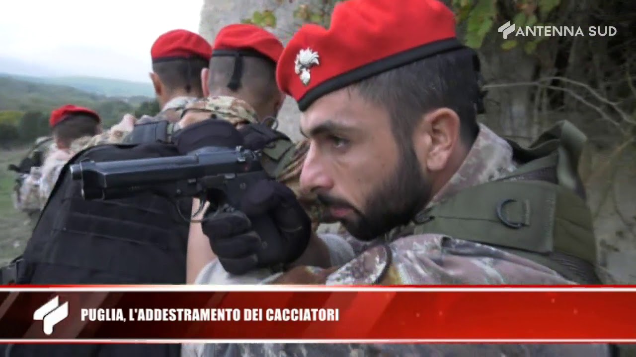 1 novembre 2019 - Puglia, l'addestramento dei Cacciatori