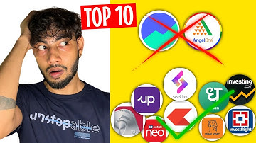 (Best - Top 10) Trading, investment apps in India 2025 | (❌ Groww, angel one, zerodha, seekho, dhan)