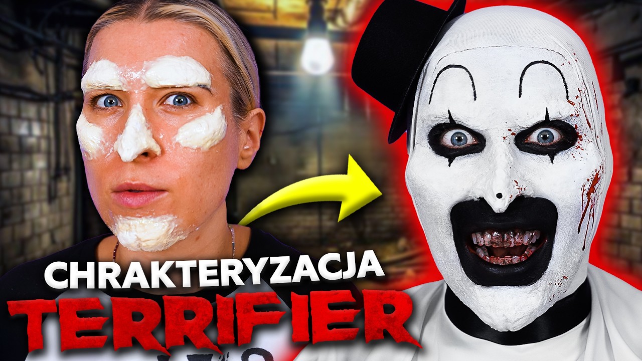 ♦ MAKIJAŻ TERRIFIER NA HALLOWEEN! 🤡 KLAUN i ZAKONNICA W JEDNYM♦ Agnieszka Grzelak Beauty