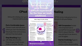 #ptsd #trauma #cpstd #selfhealing #selflove #abandoned