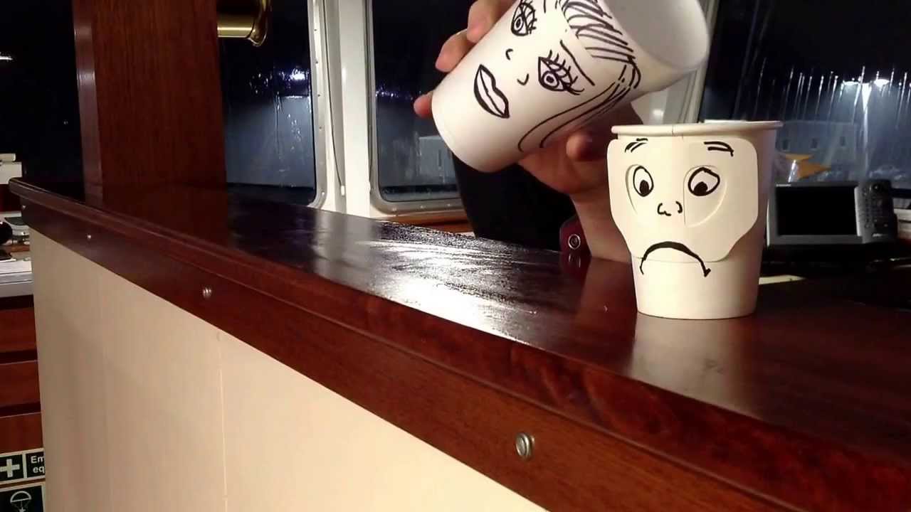 Paper cup puppet show - YouTube