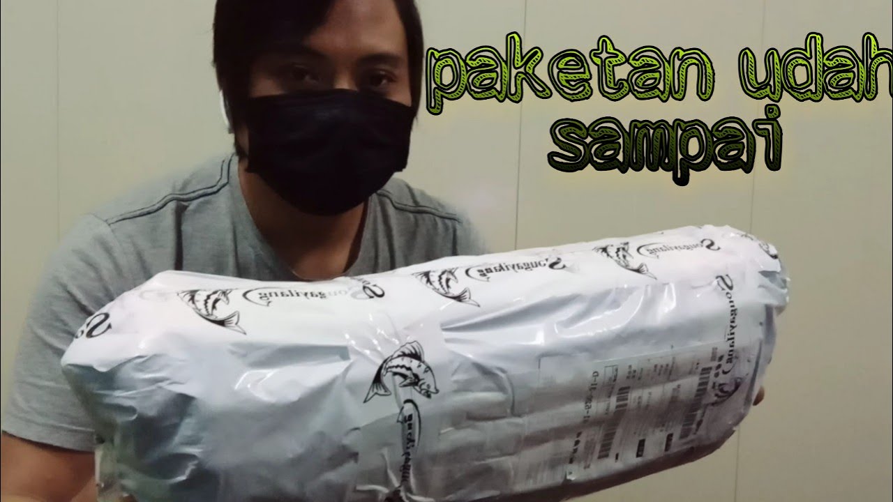 Unboxing paket fishing Rod & Reel harga murah tapi ...