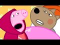 Peppa Pig in Hindi - Little Red Riding Hood - हिंदी Kahaniya - Hindi Cartoons for Kids