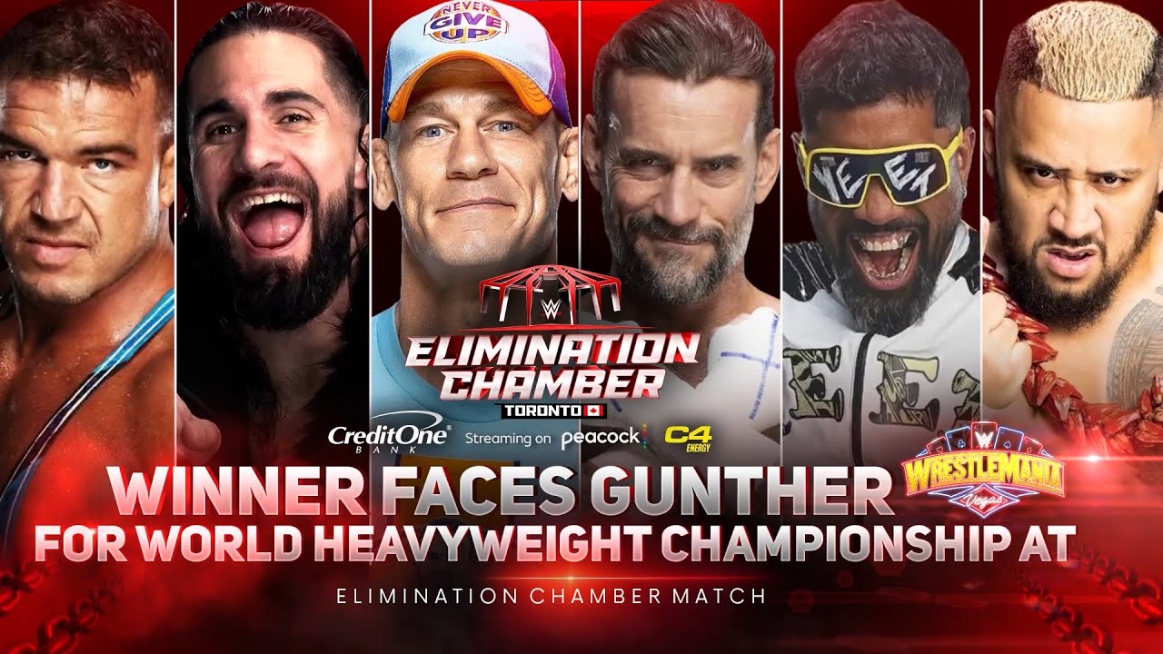 WWE Elimination Chamber 2025 Match Card Predictions - YouTube