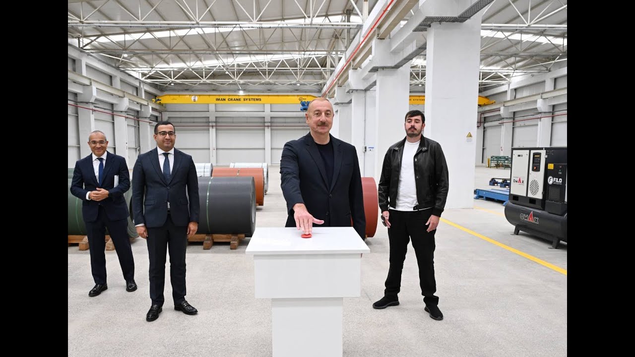 Dövlət başçısının iştirakı ilə Ağdam Sənaye Parkında 6 müəssisənin açılış mərasimi keçirilib