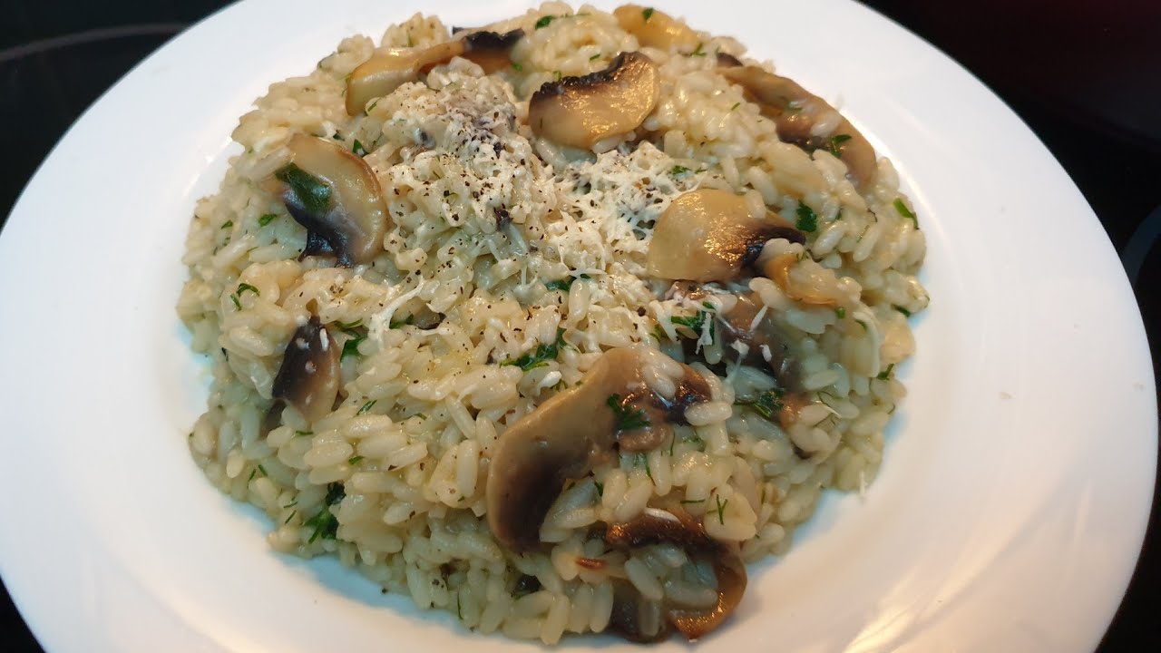 Oriz me Kerpudha nje pjate e shijshme | How to make Mushroom Risotto