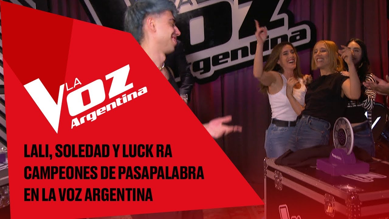 Lali, Soledad y Luck Ra se consagraron campeones de Pasapalabra en La Voz Argentina 2025