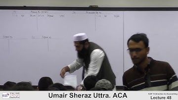 CA CAF 01 by Sir Umair Sheraz Lecture # 48
